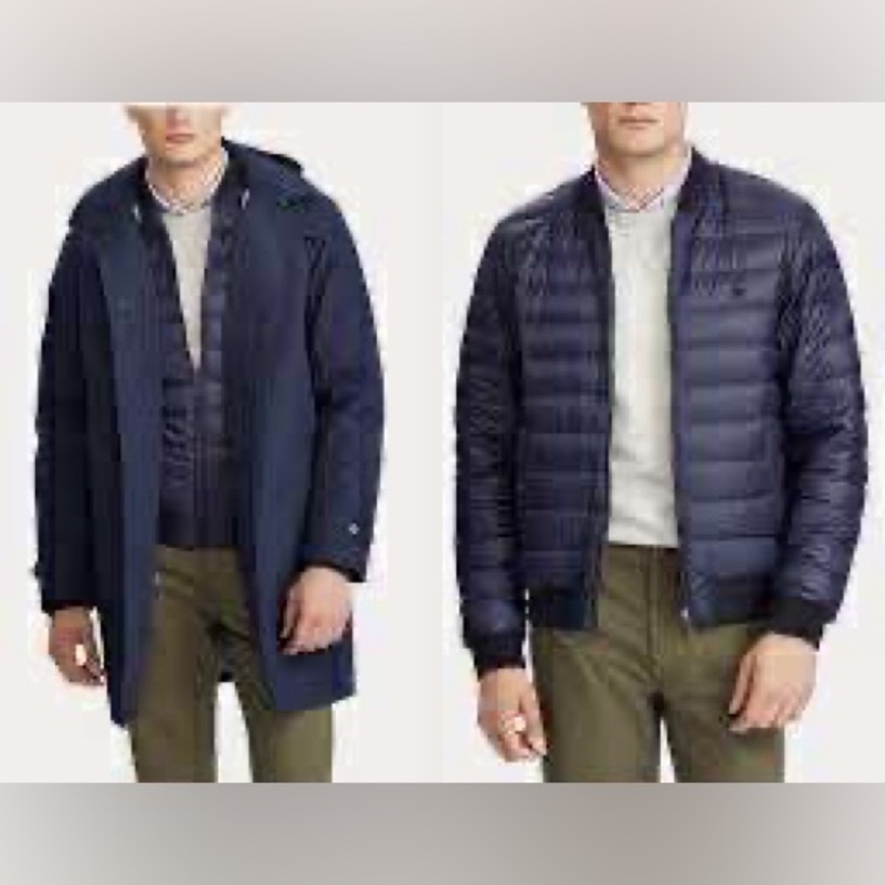 New Ralph Lauren 3-in-1 Quilted liner hooded Coat XXL